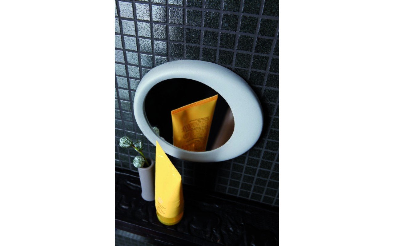 Aquatica Rio Self Adhesive Wall-Mounted Toilet Paper Roll Holder